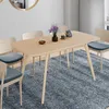 Image de Table Ã Manger Extensible Rectangle Noor 4-6 Personnes Effet Bois 120-160 Cm