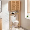 Image de Meuble ÃtagÃ¨re Dessus Wc Placard Bambou Bea