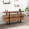 Image de Buffet 140 Cm Austria 4 Portes Pieds Ãpingle