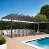 Image de Pergola Lames Orientables 3x6 M Gris Anthracite