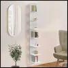 Image de EtagÃ¨re murale suspendue double position CHIARA 8 Ã©tagÃ¨res blanc 190 cm