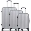 Image de HERO - Lot de 3 - Valise grand format, valise weekend et valise cabine CARPATES