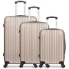 Image de HERO - Lot de 3 - Valise grand format, valise weekend et valise cabine CARPATES