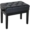 Image de Banquette tabouret siÃ¨ge pour piano hauteur rÃ©glable 55L x 33l x 48-58H cm coffre de rangement interne as