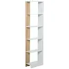 Image de BibliothÃ¨que ÃtagÃ¨re de Rangement avec 5 Compartiments Ouverts Design Simple Moderne IdÃ©ale pour Salon Ch