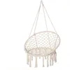 Image de Chaise Suspendue Chaise Hamac De Voyage Portable Ã 80 X 42h M MacramÃ© Coton Polyester Beige