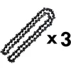Image de Lot de 3 chaÃ®nes 72 maillons pour tronÃ§onneuse