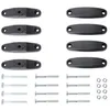 Image de Adaptateur Barres De Toit Acier Pour Porte-Skis Menabo Iceberg - Menabo