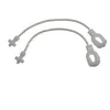 Image de Jeu de 2 cables de porte (61874-15228) Lave-vaisselle (32X1853 BRANDT DE DIETRICH BLOMBERG SANGIORGIO ELEKTRA-BREGENZ SAUTER THOMSON VEDETTE OCEAN KLEENMAID ETNA SAMET THERMOR BLANCO HELKAMA FRANKE PO