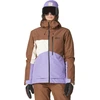 Image de Picture Organic Clothing - Veste de ski imper-respirante - Seen Jkt Cocoa Brown Paisley pour Femme - Taille S - Marron