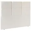 Image de TÃªte De Lit Epeda Deco Carre Chenille Lin 180x120x6 Cm