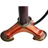 Image de Pompe à pied véritable cuir Selle Montegrappa Charleston made in Italy Rouge 12 Bars 501503