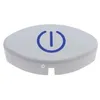Image de Touche on-off blanc (93159-41827) Lave-vaisselle (C00143006 INDESIT ARISTON HOTPOINT)