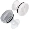Image de Lot de 2 bouchons filtres de vidange Lave-linge (484000000966 WHIRLPOOL BAUKNECHT LADEN IGNIS PROLINE)