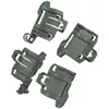 Image de Jeu de 4 attaches pour fixation de panier Lave-vaisselle (00611473 BOSCH SIEMENS NEFF GAGGENAU CONSTRUCTA ATAG BLAUPUNKT JUNKER PITSOS PELGRIM AIRLUX TECNIC)