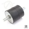 Image de Silent bloc, plot antivibratoire universel 40 x 40 mm. MÃ¢le M8 / MÃ¢le M8