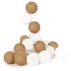 Image de Guirlande Lumineuse Boules ColorÃ©es 20 Led 3,45 M Blanc. Or