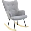 Image de Fauteuil Ã  bascule scandinave Helsinki - Gris