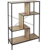 Image de EtagÃ¨re Edison - H. 113 cm - Noir et Bois