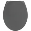 Image de Abattant WC Easy-Close - Abaissement automatique - Duroplast - Gris