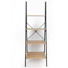 Image de EtagÃ¨re industrielle Ladder - L. 60 x H. 180 cm - Marron chÃªne