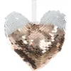 Image de DÃ©coration pour sapin de NoÃ«l Sequin - Coeur - DorÃ©