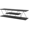 Image de Meuble TV en mÃ©laminÃ© de style Industriel - L.120cm - Gris