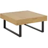 Image de Table basse Paradise MDF et mÃ©tal - Marron et Noir