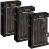 Image de Lot De 3 MÃ©nagÃ¨res Shadow En Acier Inoxydable - 48 Couverts - Noir