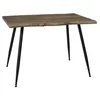 Image de Table Ã  manger Forest en mÃ©tal et MDF - Noir et Marron