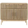 Image de Buffet 2 tiroirs et 2 portes Saulk en bois - Marron