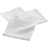 Image de Lot de 3 serviettes fils mÃ©tallisÃ©s 40 x 40 cm blanc et argent