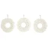 Image de Lot de 3 miroirs ronds bohÃ¨me - Diam 28 Cm - Beige