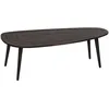 Image de Table basse ThÃ©odore en bois massif - Gris foncÃ©