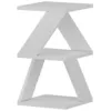 Image de Bout de canapÃ© Zig Zag en bois - Blanc
