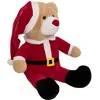 Image de Peluche ours pÃ¨re NoÃ«l - H. 60 cm - Rouge