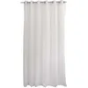 Image de Voilage SablÃ© Grande Largeur Blanc 240 X 240 Cm