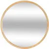 Image de Miroir rond en bois - Diam 55 cm - Marron