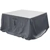 Image de Housse De Protection Pour Table CarrÃ©e M Hambo - 165 X 165 X 80 Cm - Gris