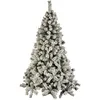Image de Sapin de NoÃ«l artificiel effet enneigÃ© WINDY PEAK - H. 150 cm - Blanc