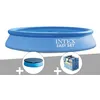 Image de Kit piscine autoportÃ©e Intex Easy Set 3,05 x 0,61 m + BÃ¢che de protection + BÃ¢che Ã  bulles