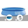 Image de Kit piscine autoportÃ©e Intex Easy Set 2,44 x 0,61 m + BÃ¢che de protection + Ãpurateur Ã  cartouche