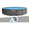 Image de Kit piscine tubulaire Intex Baltik ronde 5,49 x 1,22 m + BÃ¢che Ã  bulles