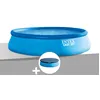 Image de Kit piscine autoportÃ©e Intex Easy Set 4,57 x 1,22 m + BÃ¢che de protection
