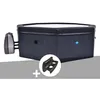 Image de Spa portable Netspa semi-rigide Octopus octogonal Bulles 4-6 places + 2 appuie-t?tes + porte-gobelet