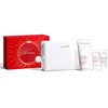 Image de Clarins - Soins Corps Hydratants - Coffret Baume Corps Super Hydratant + Gommage Exfoliant + Crème Jeunesse Des Mains + Trousse
