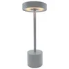 Image de Lampe De Table Sans Fil Touch Roby Grey Gris Aluminium
