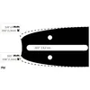 Image de Guide Chaine TronÃ§onneuse Mcculloch 40cm 3/8 Lp .050 (1,3mm).