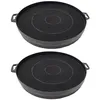Image de Lot de deux filtres charbon type B210 FAC539 210X30 mm Hotte (CHF210 481281718524 KFC6901 AEG AIRFORCE AIRLUX ARISTON HOTPOINT ARTHUR MARTIN ELECTROLUX BAUKNECHT BOSCH BRANDT CANDY CLIMADIFF CURTISS