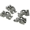 Image de Lot de 4 paliers de panier infÃ©rieur Lave-vaisselle (481010600198 481253578098 WHIRLPOOL BAUKNECHT KITCHENAID IGNIS LADEN IKEA MAYTAG)